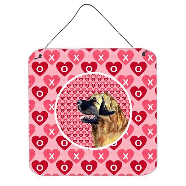 Micasa Leonberger Valentines Love And Hearts Aluminium Metal Wall Or Door Hanging Prints MI234944